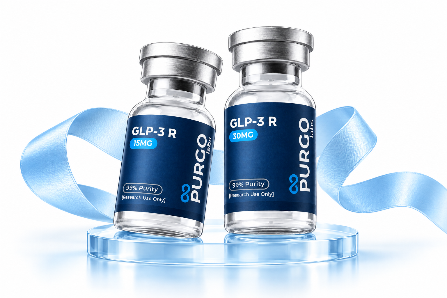 GLP-3 R 15mg and 30mg reward vials